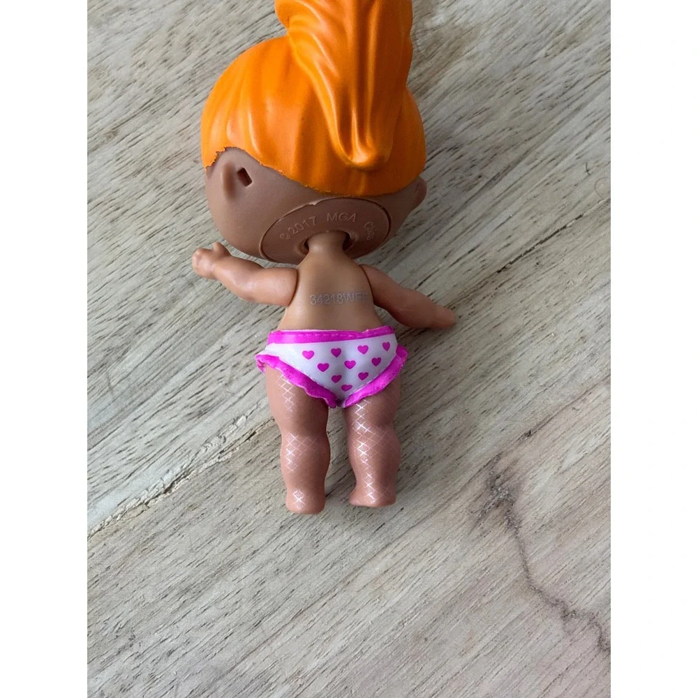 MGA Entertainment LOL Surprise Sis Cheer Doll Orange Pink Hair 34218WFE 3 Inch